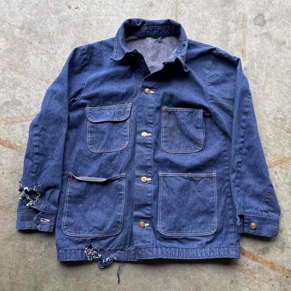 Vintage Distressed‎ Wrangler Chore Jacket 60s